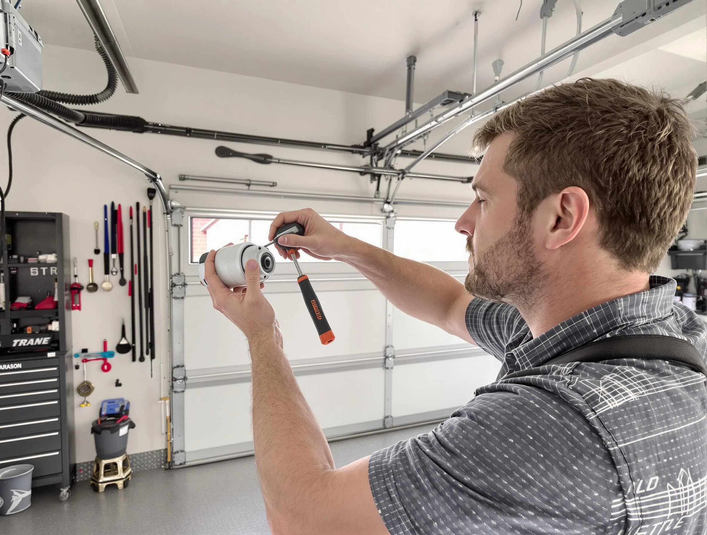 Garage door opener repair service by Hoover Garage Door Repair in Hoover