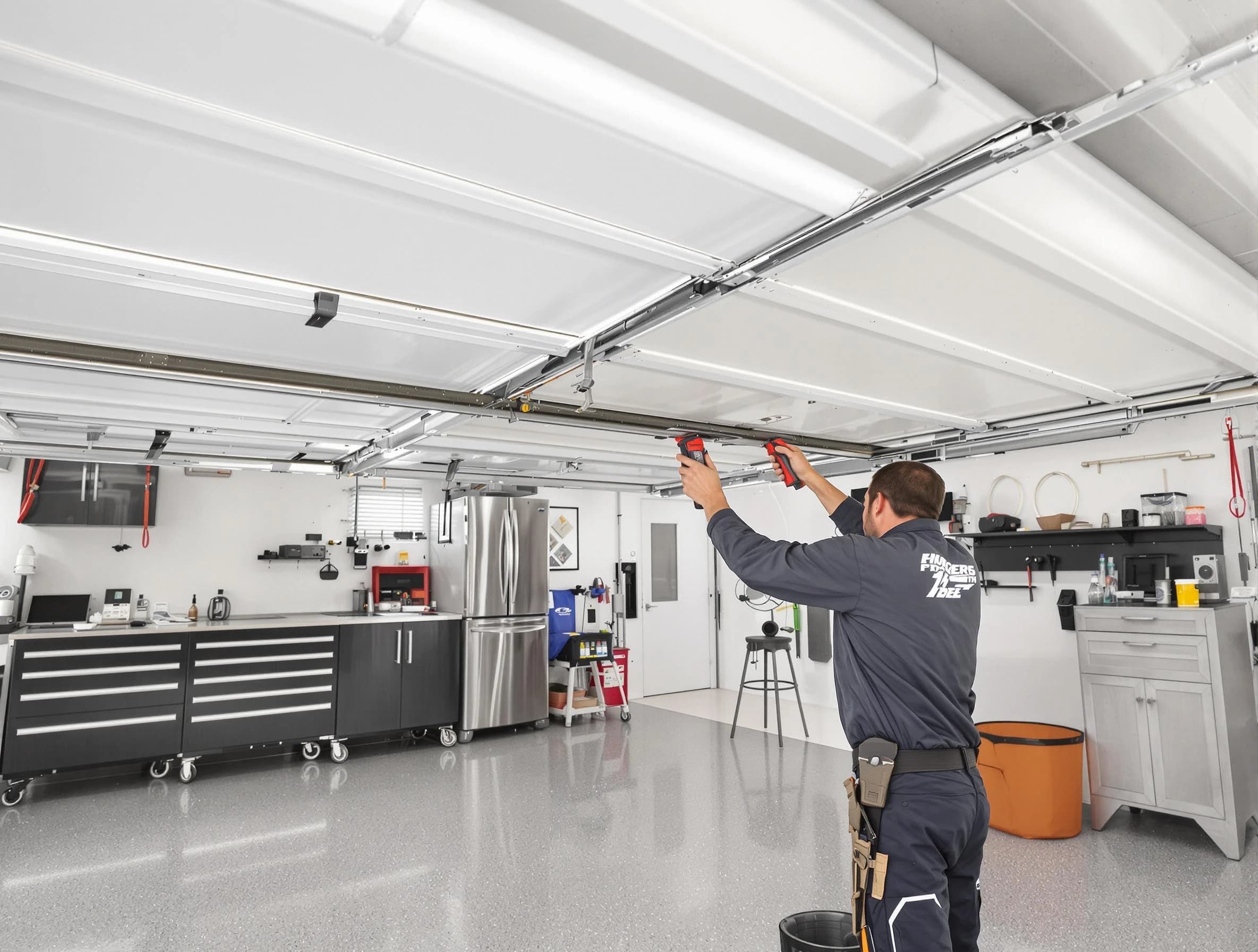 Overhead garage door repair service by Hoover Garage Door Repair in Hoover