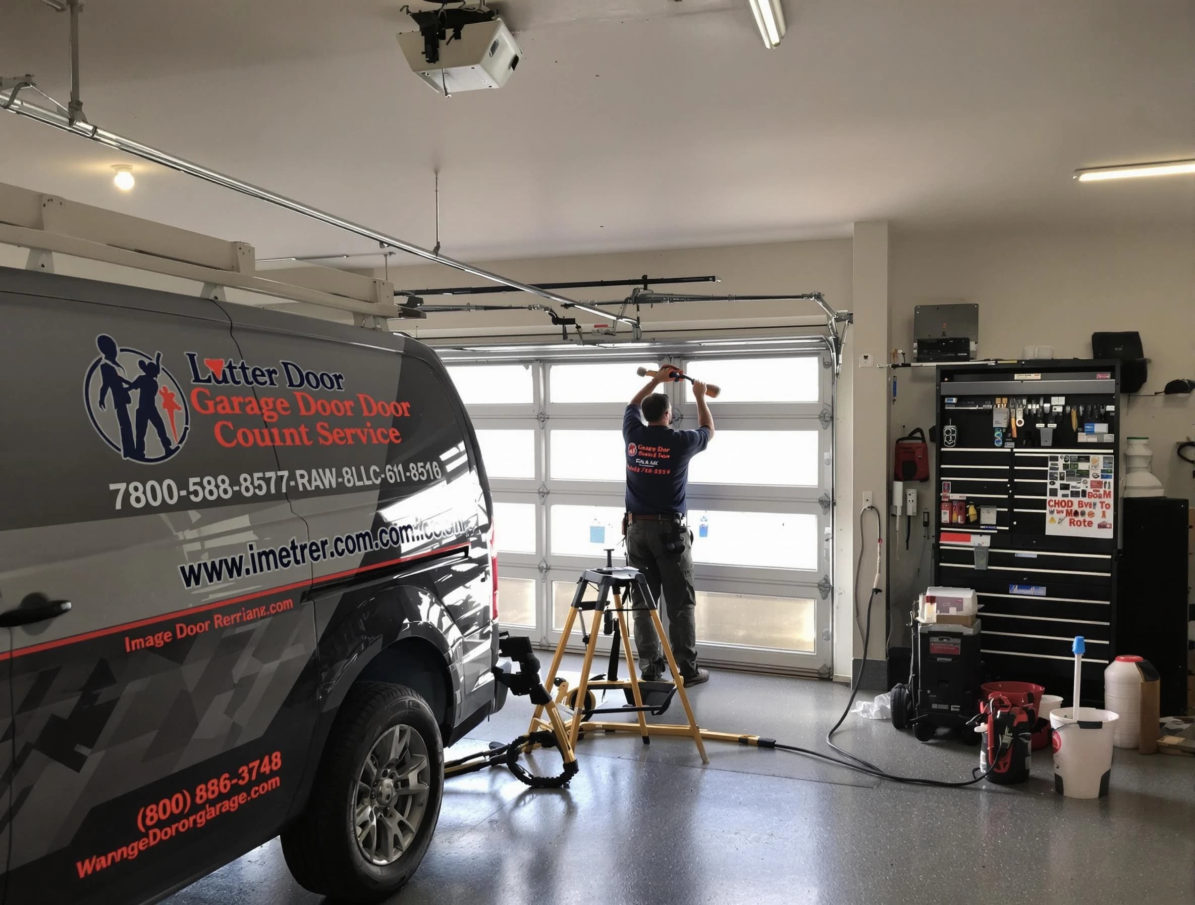 Hoover Garage Door Repair rapid response team performing same-day repair in Hoover