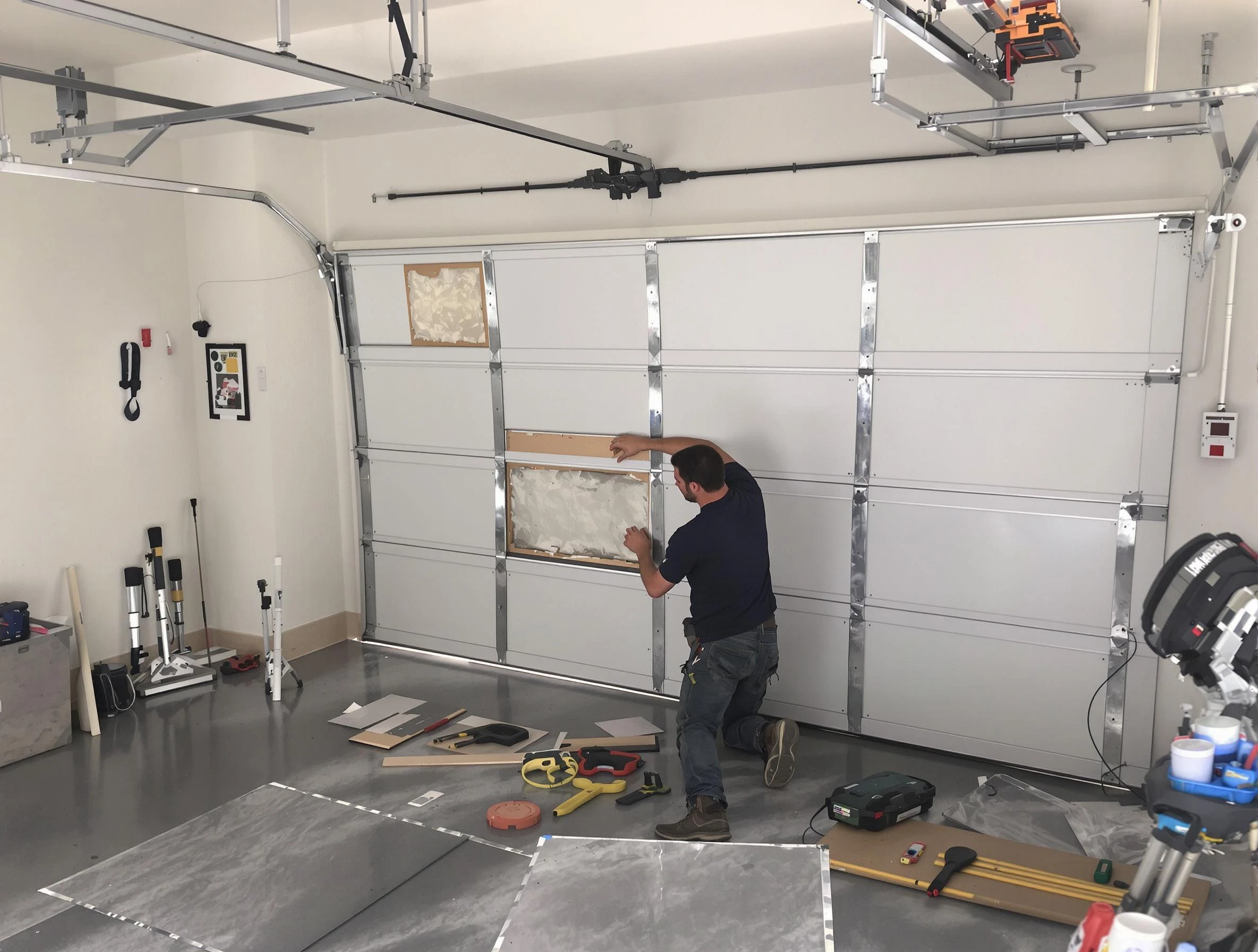 Garage Door Panel Repair in Hoover