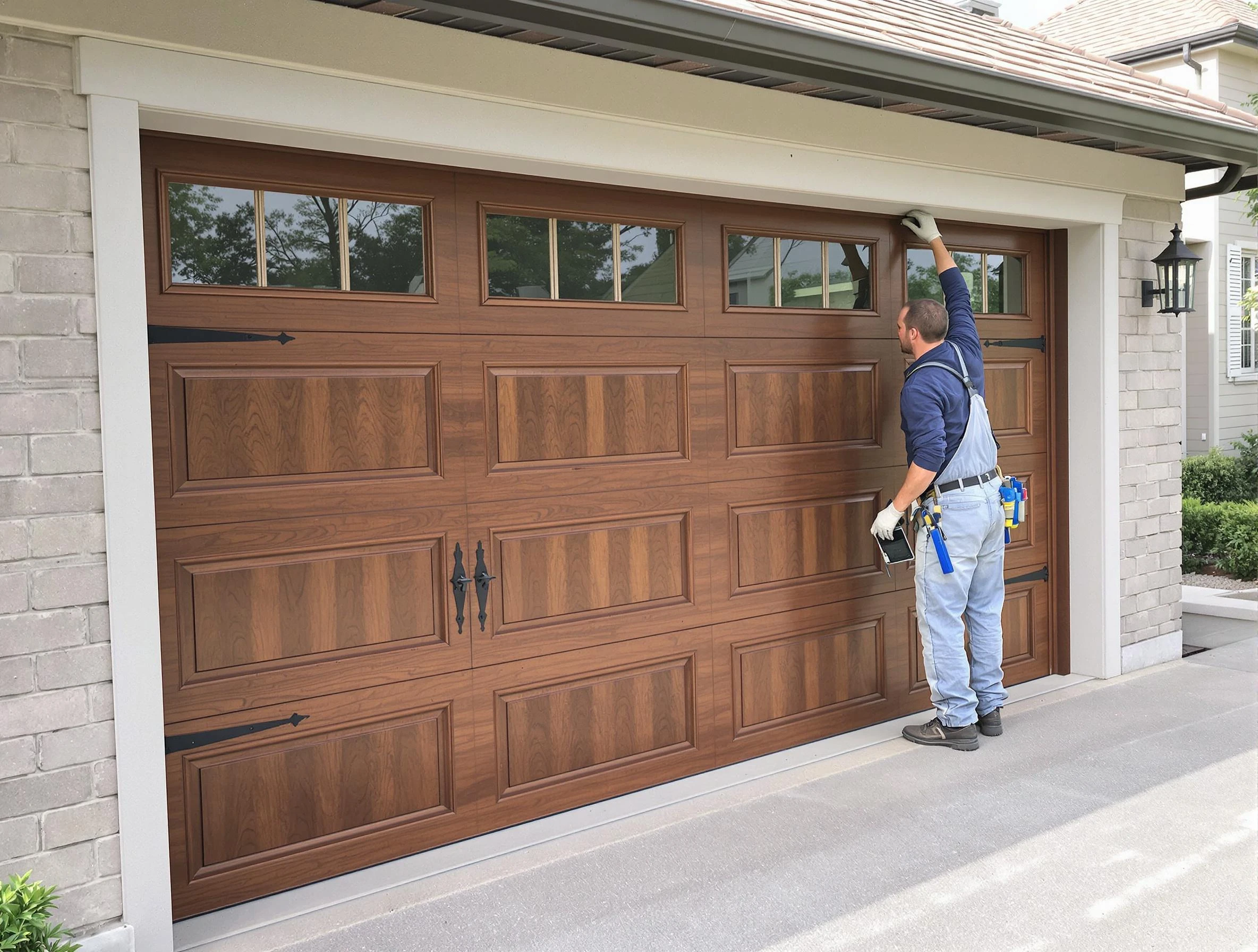 Custom garage door showcase by Hoover Garage Door Repair in Hoover