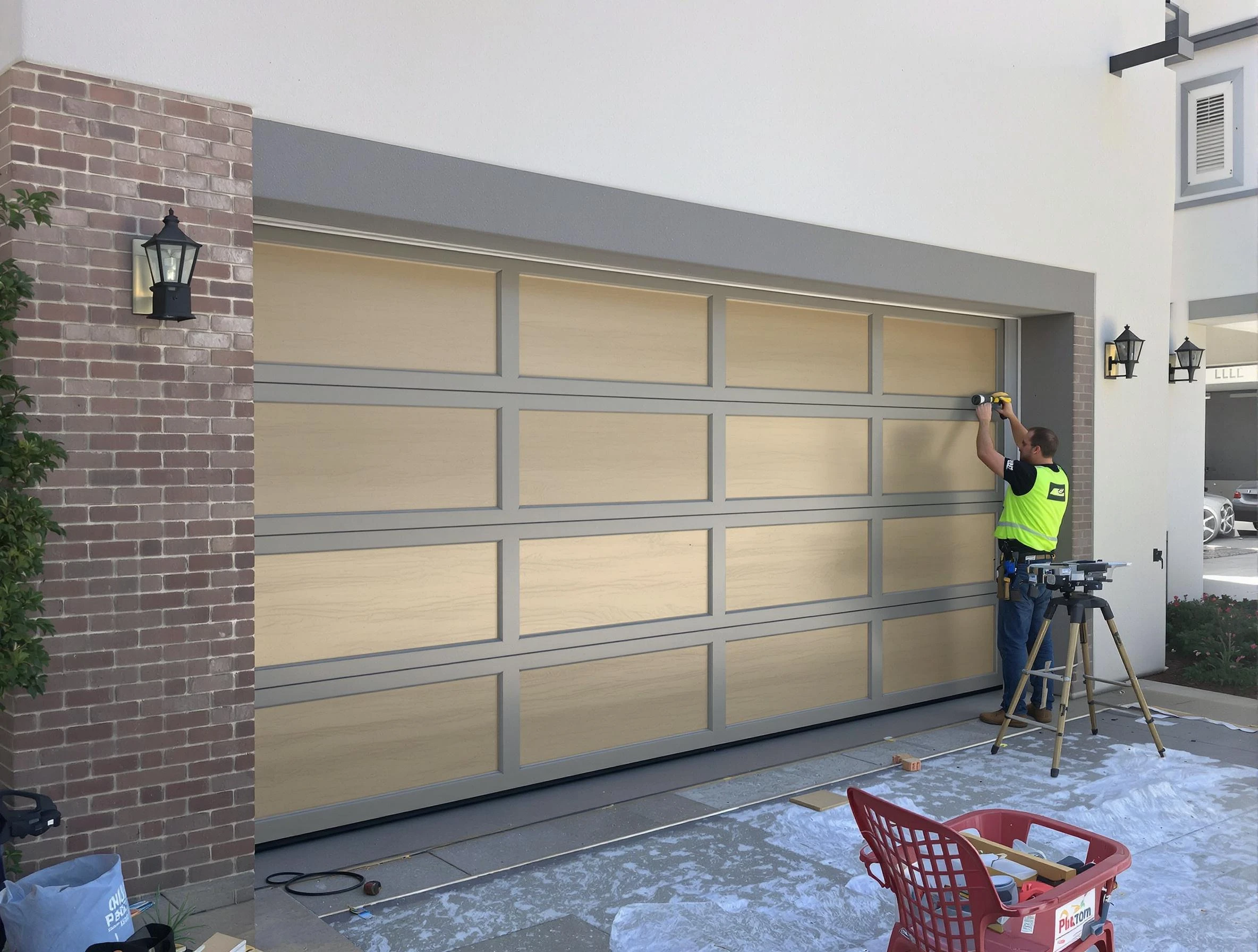 Garage door replacement service by Hoover Garage Door Repair in Hoover