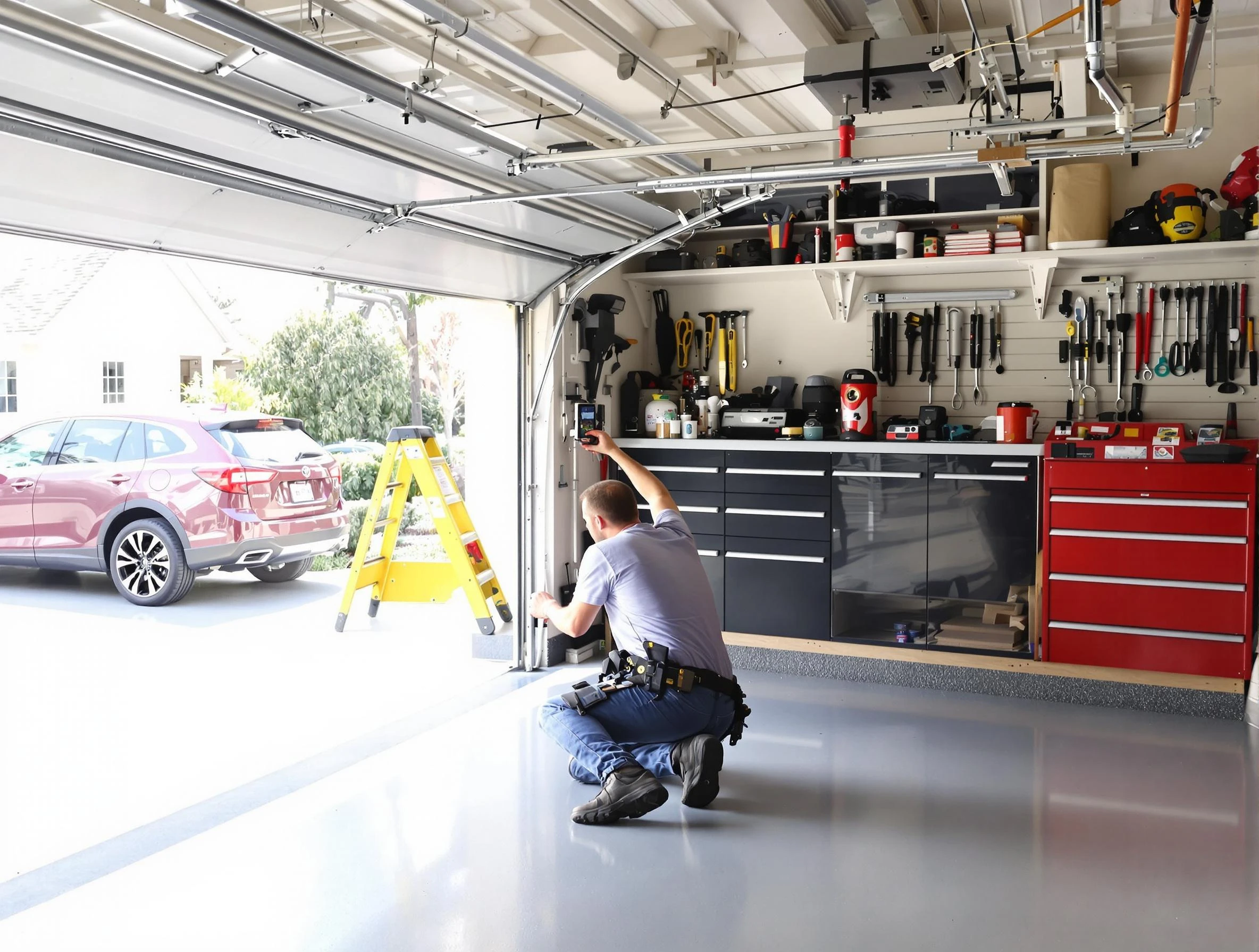 Local garage door repair service by Hoover Garage Door Repair in Hoover