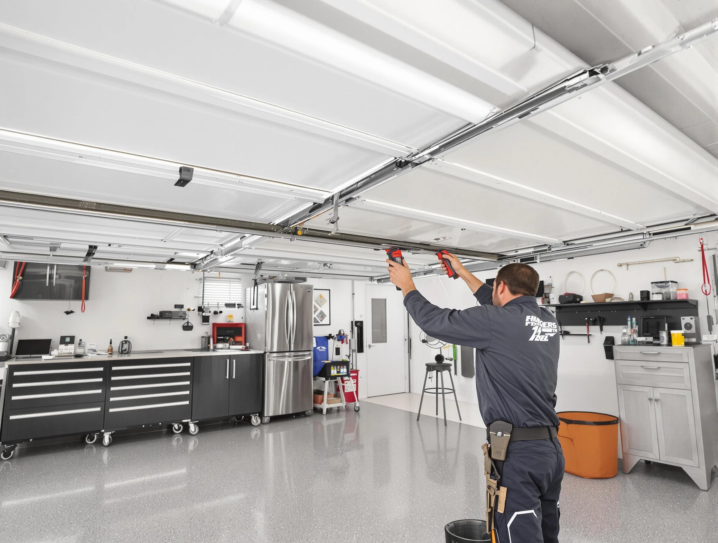 Overhead garage door repair service by Hoover Garage Door Repair in Hoover